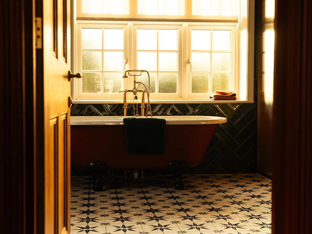 A Luxury Freestanding Bath in an En-Suite Bathroom.